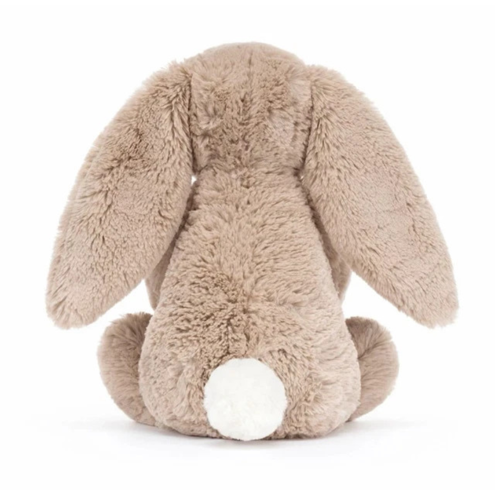 Jellycat Imitation Bashful Bunny Plush Toy with Cake – Soft Birthday Companion, Dust Bag Included