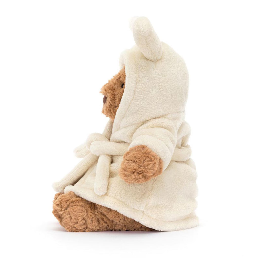 Jellycat Imitation Bartholomew Bear with Bathrobe Plush Toy (with Dust Bag)